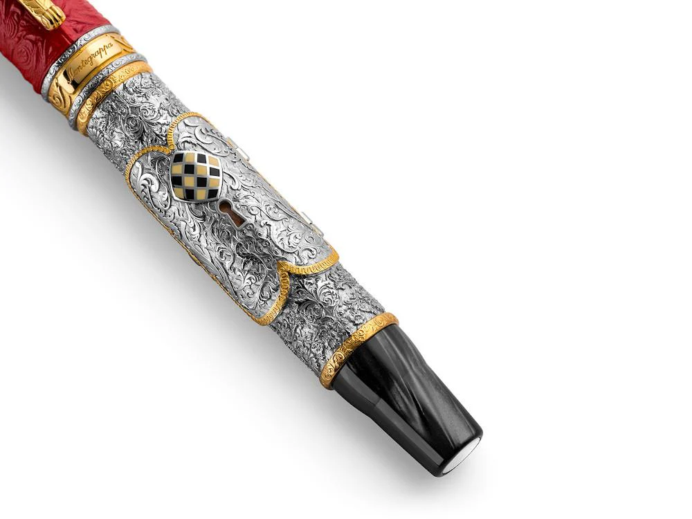 Montegrappa Casanova Rollerball, Resin, Silver trim, Limited Edition, ISOVNRSE - Image 4
