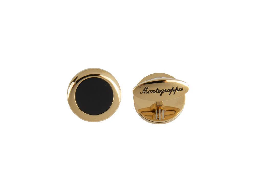 Montegrappa Classico Cufflinks, Stainless steel, IP Yellow Gold, IDCCCLYB - Image 3