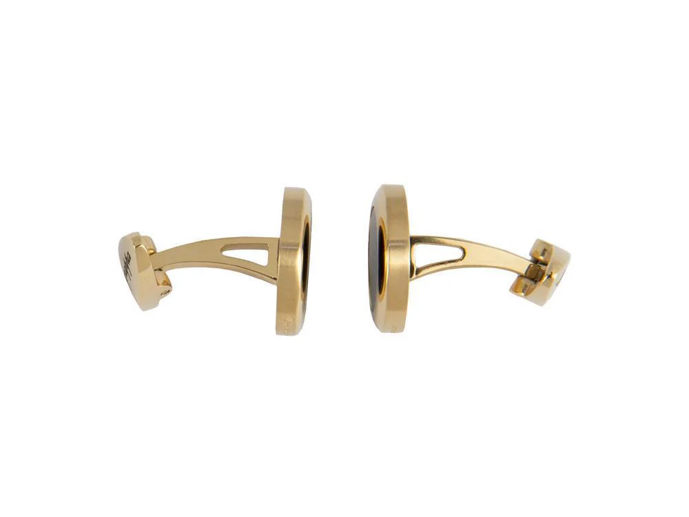 Montegrappa Classico Cufflinks, Stainless steel, IP Yellow Gold, IDCCCLYB - Image 4