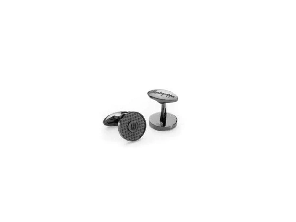 Montegrappa Clou Ambigram Cufflinks, Stainless steel, IP Gun Metal, IDA3CLLL - Image 6