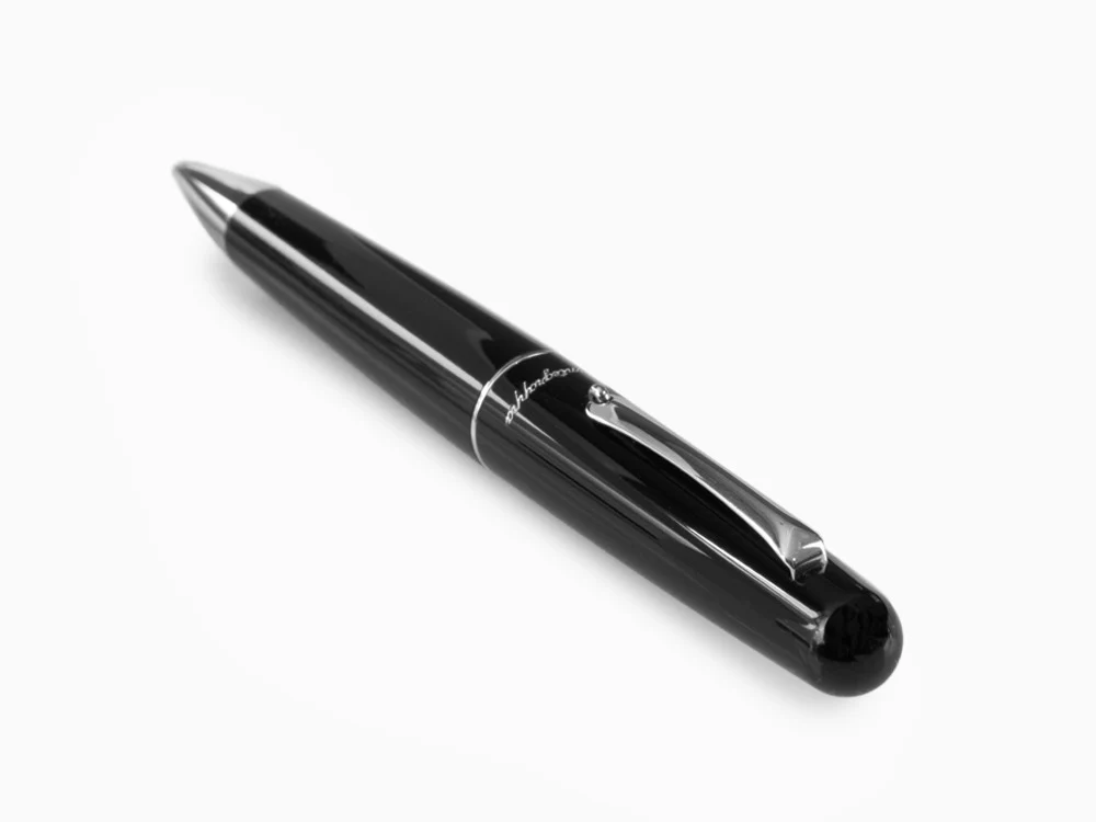 Montegrappa Elmo 01 Ballpoint pen, Black Resin, Stainless Steel, ISEORBAC - Image 3