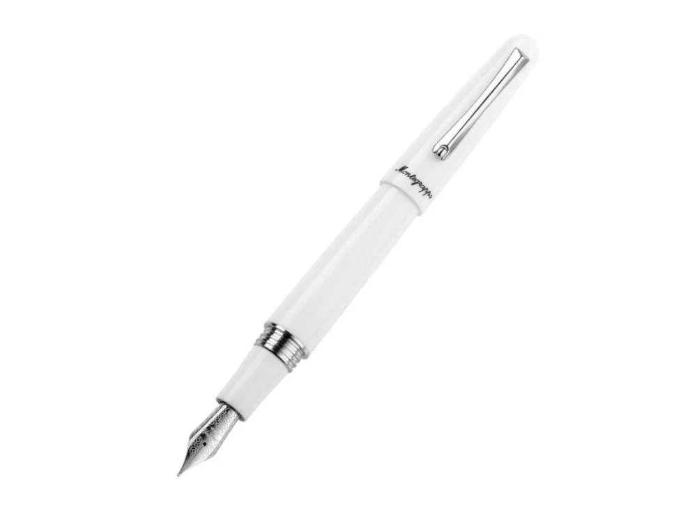 Montegrappa Elmo 01 Frost Fountain Pen, Stainless Steel, ISEOR-AW - Image 4