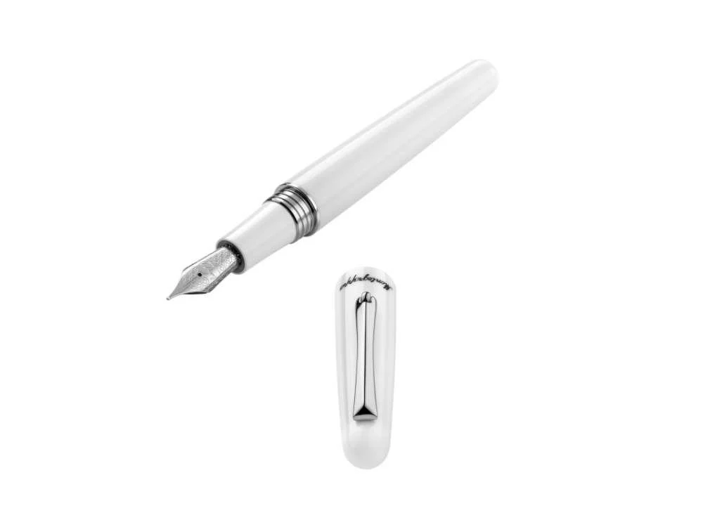 Montegrappa Elmo 01 Frost Fountain Pen, Stainless Steel, ISEOR-AW - Image 5