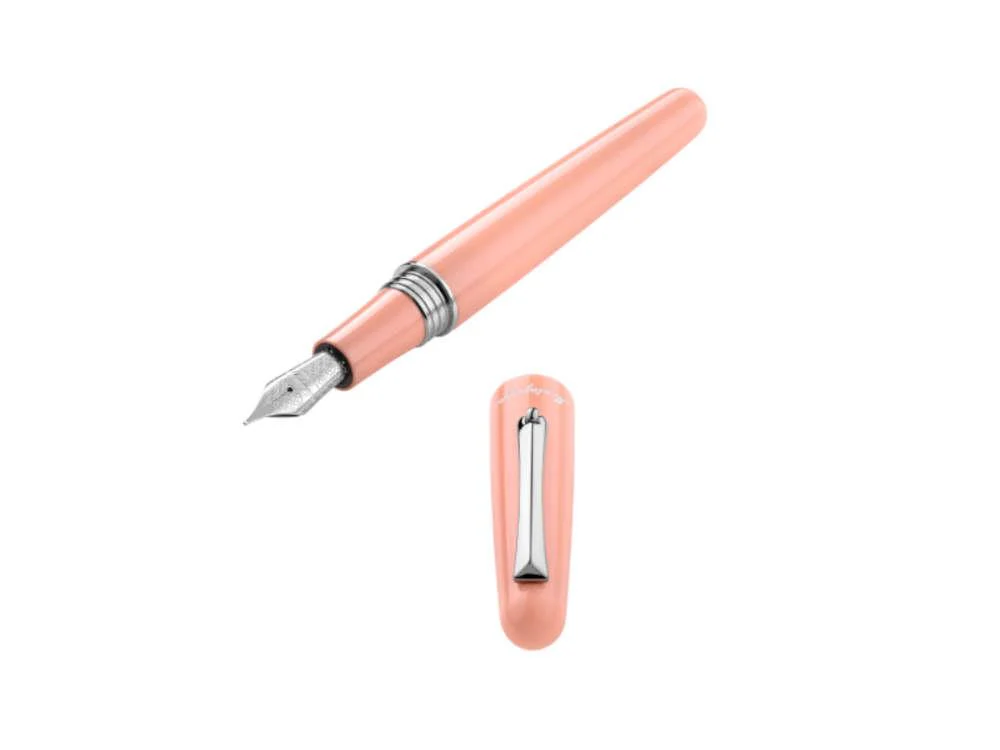 Montegrappa Elmo 01 Peach Fuzz Fountain Pen, Stainless Steel, ISEOR-AS - Image 4