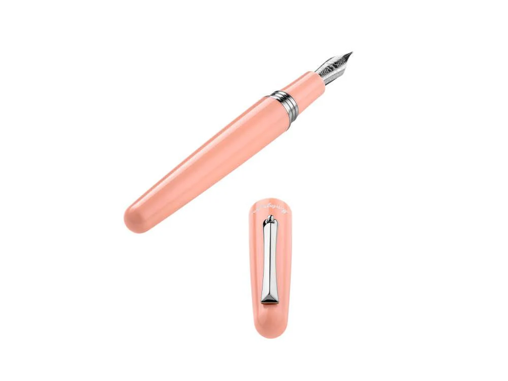 Montegrappa Elmo 01 Peach Fuzz Fountain Pen, Stainless Steel, ISEOR-AS - Image 5