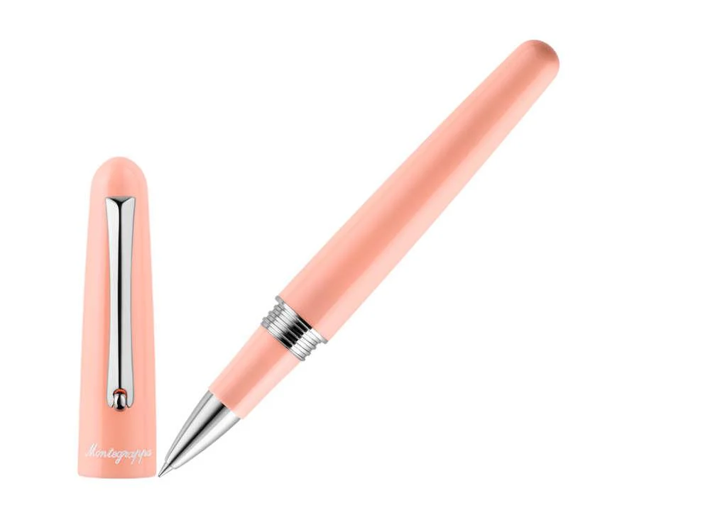 Montegrappa Elmo 01 Peach Fuzz Rollerball pen, Stainless Steel, ISEORRAS - Image 2