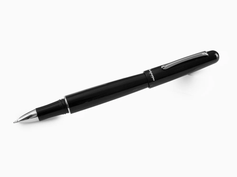 Montegrappa Elmo 01 Rollerball pen, Black Resin, Stainless Steel, ISEORRAC - Image 3