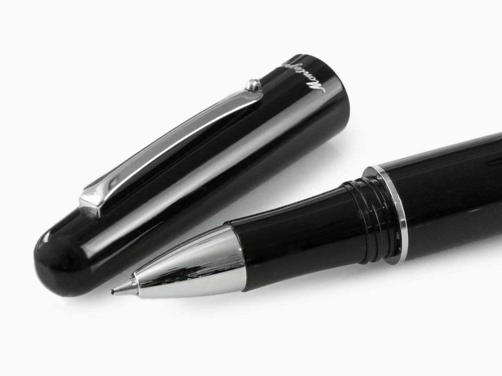 Montegrappa Elmo 01 Rollerball pen, Black Resin, Stainless Steel, ISEORRAC - Image 4