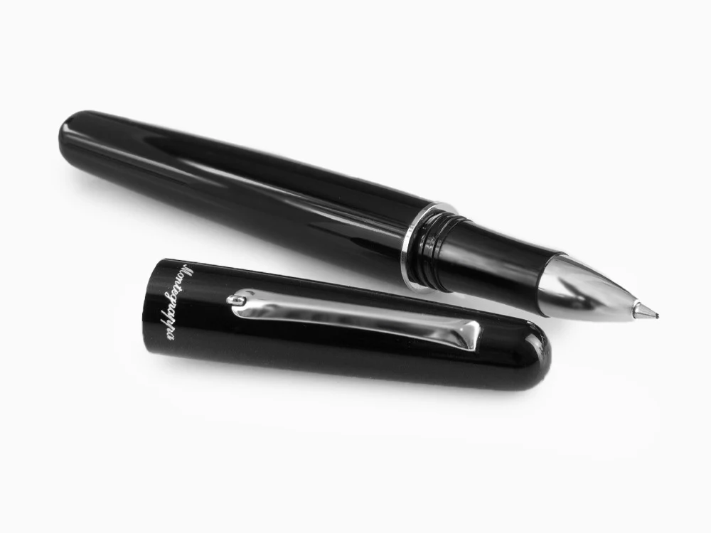 Montegrappa Elmo 01 Rollerball pen, Black Resin, Stainless Steel, ISEORRAC - Image 5