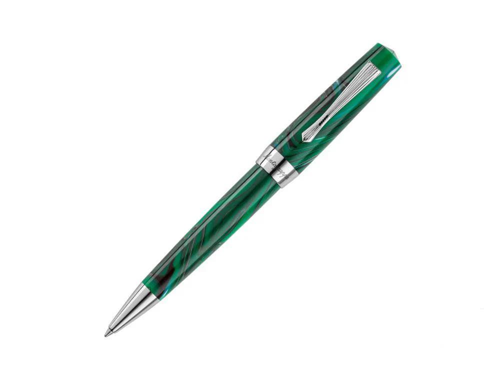 Montegrappa Elmo 02 Cortina Ballpoint pen, Resin, Stainless Steel, ISE2RBAG, - Image 2