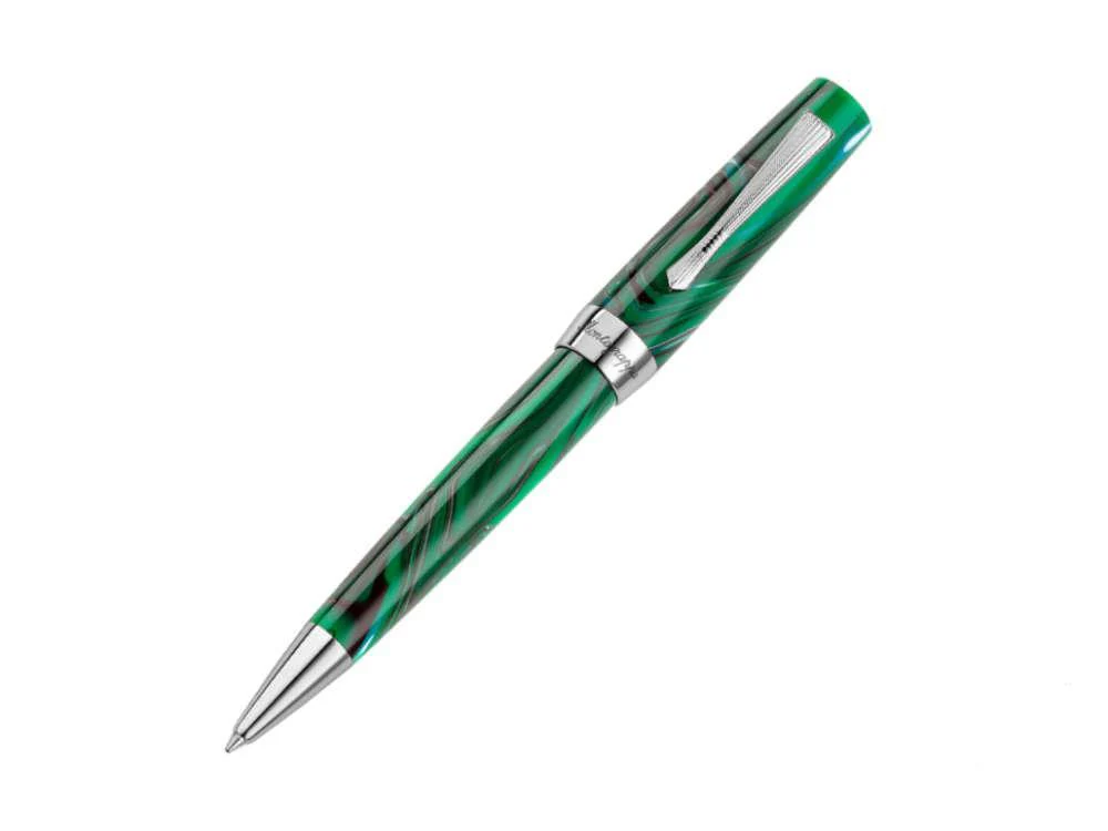 Montegrappa Elmo 02 Cortina Ballpoint pen, Resin, Stainless Steel, ISE2RBAG, - Image 3