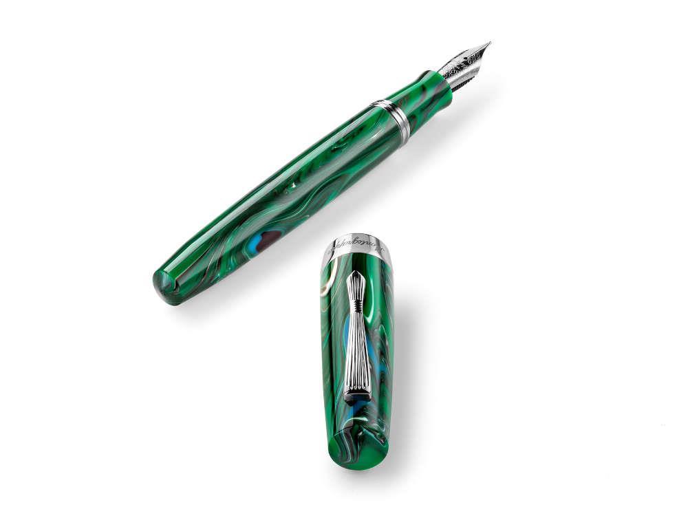 Montegrappa Elmo 02 Cortina Fountain Pen, Stainless Steel, ISE2R-AG - Image 6
