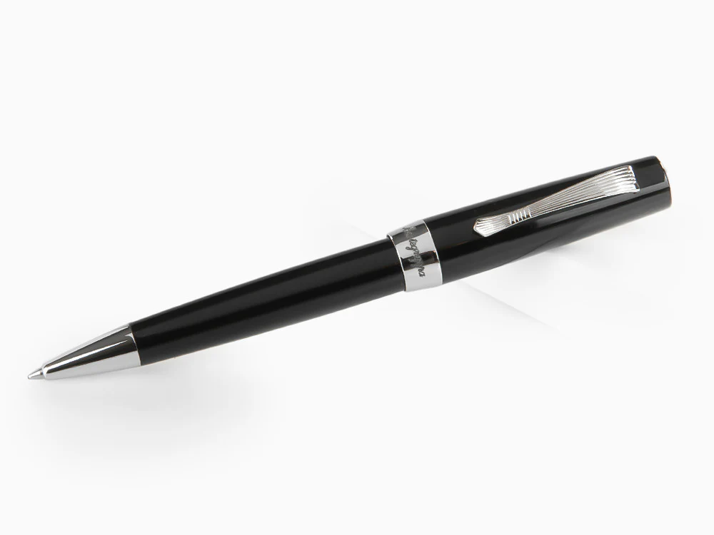 Montegrappa Elmo 02 Jet Black Ballpoint pen, Black Resin, ISE2RBAC - Image 2