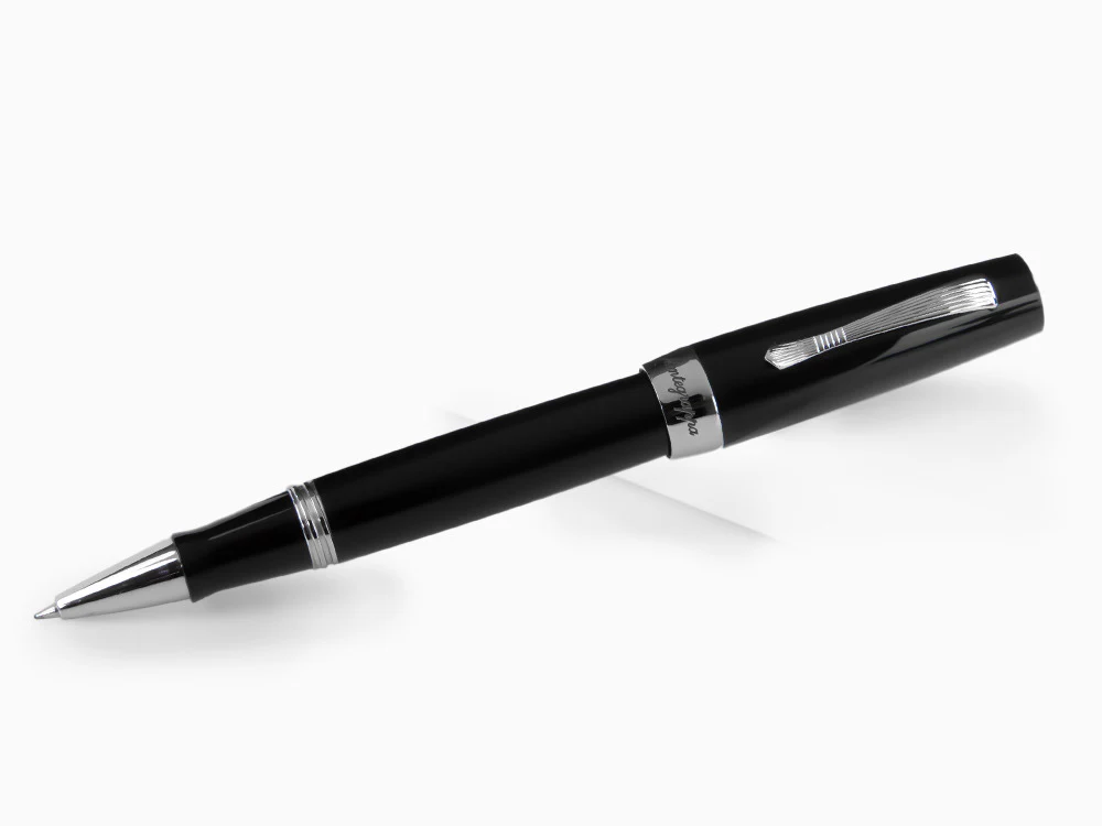 Montegrappa Elmo 02 Jet Black Rollerball pen, Resin, Stainless Steel, ISE2RRAC - Image 4