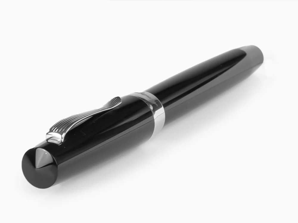 Montegrappa Elmo 02 Jet Black Rollerball pen, Resin, Stainless Steel, ISE2RRAC - Image 6