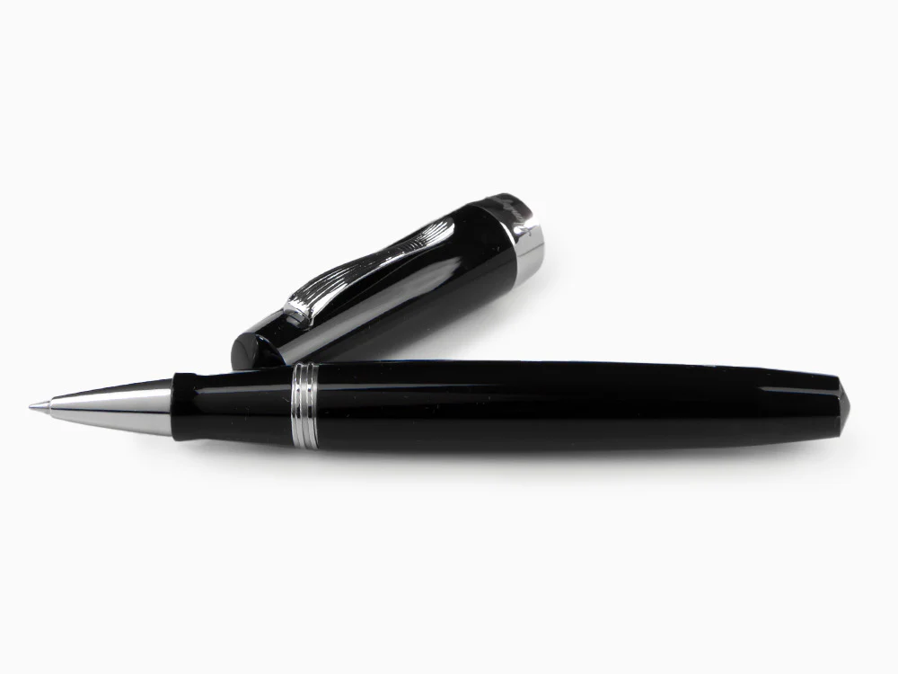 Montegrappa Elmo 02 Jet Black Rollerball pen, Resin, Stainless Steel, ISE2RRAC - Image 7