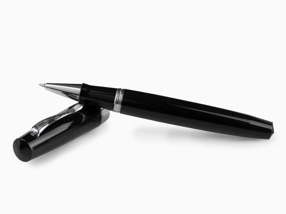 Montegrappa Elmo 02 Jet Black Rollerball pen, Resin, Stainless Steel, ISE2RRAC - Image 8