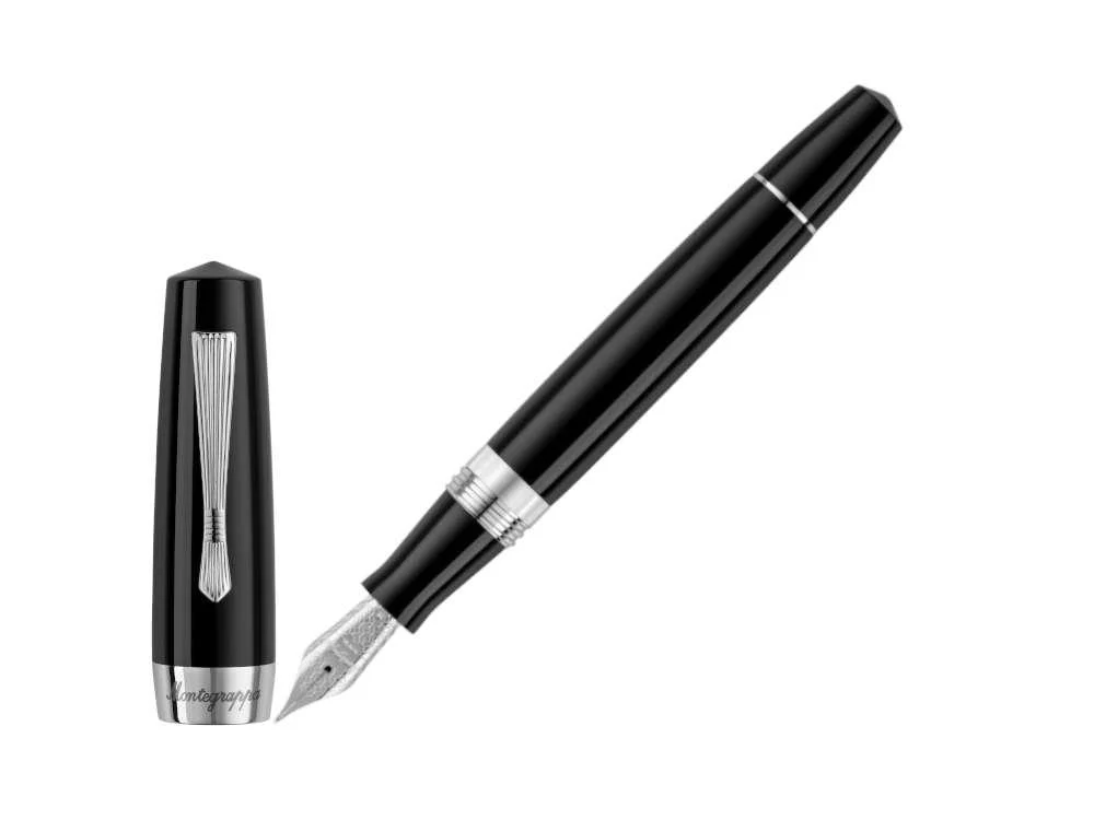 Montegrappa Elmo 02 Plus Night Fountain Pen, Steel Nib, ISE2R-A-010 - Image 2