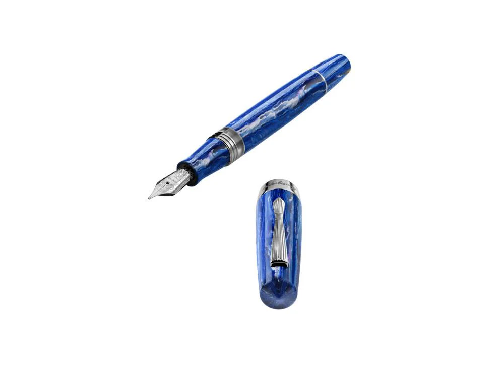 Montegrappa Elmo 02 Plus Ventorum Aquilo Fountain Pen, Piston ISE2P-AB-1 - Image 2