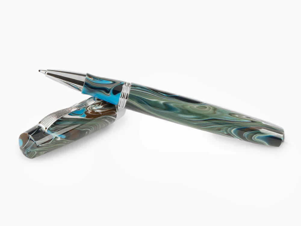 Montegrappa Elmo 02 Sorapis Rollerball pen, Resin, Stainless Steel, ISE2RRAB - Image 8
