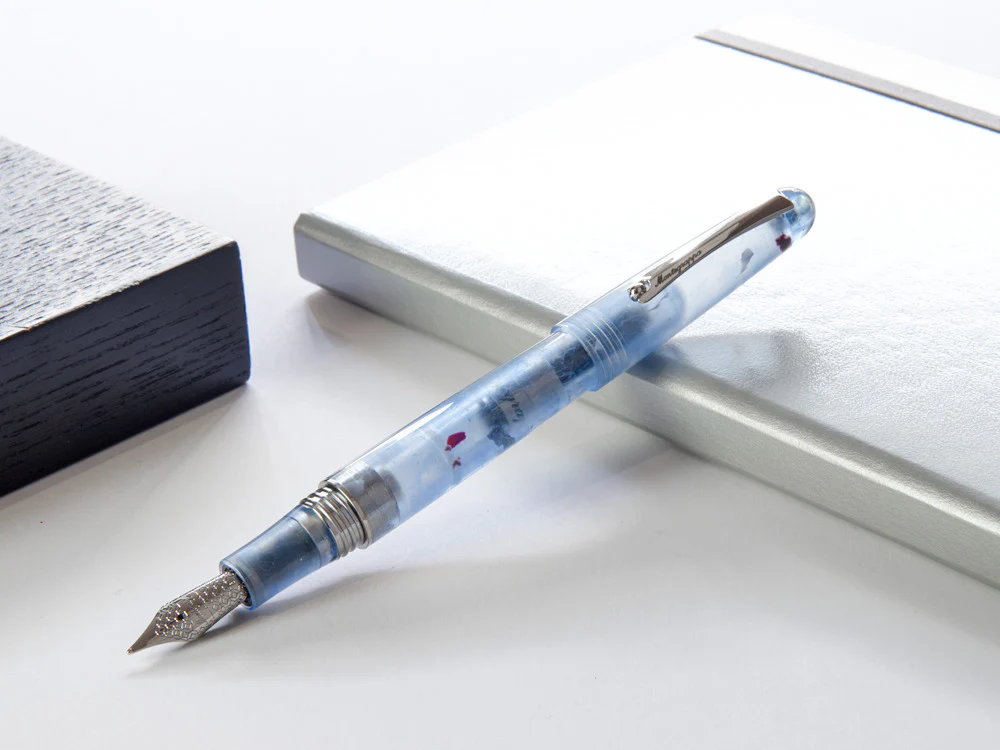 Montegrappa Elmo Ambiente Ocean Fountain Pen, Resin, ISEER-ID - Image 3