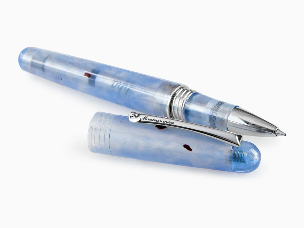 Montegrappa Elmo Ambiente Ocean Rollerball pen, Stainless Steel, ISEERRID - Image 7