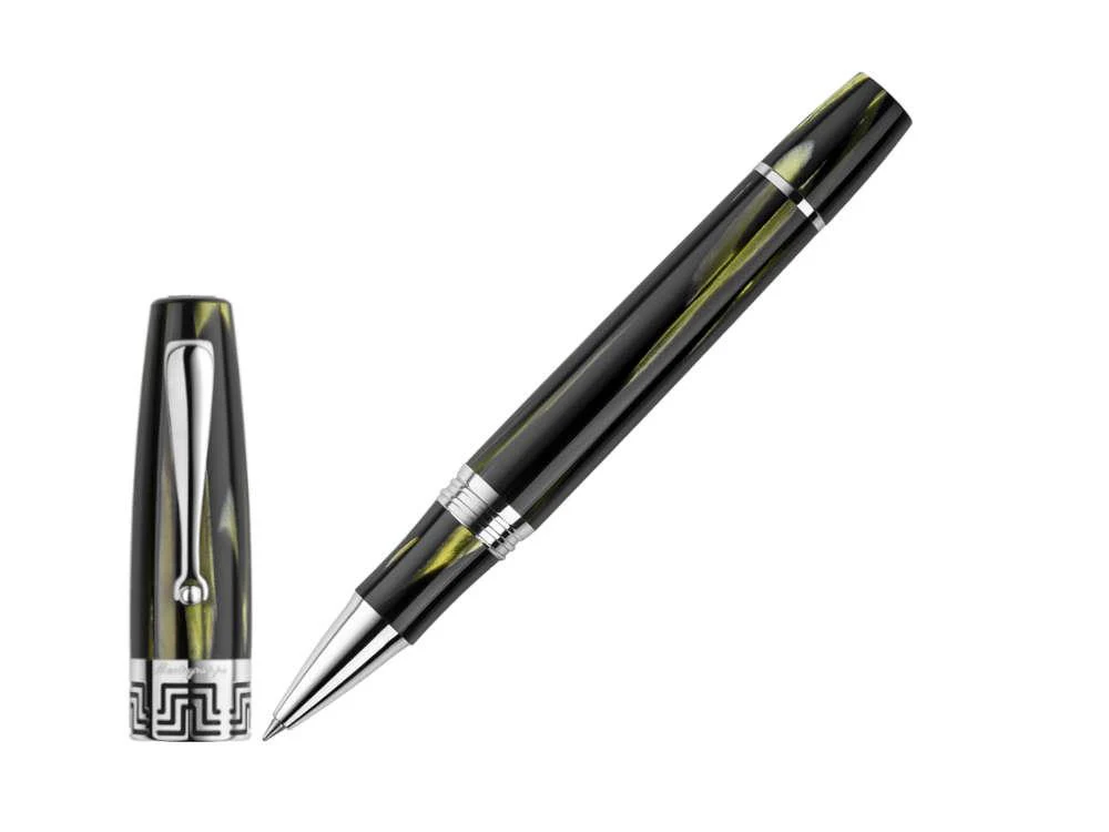 Montegrappa Extra 1930 Bamboo Black Rollerball pen, Celluloid, ISEXFRCC - Image 2