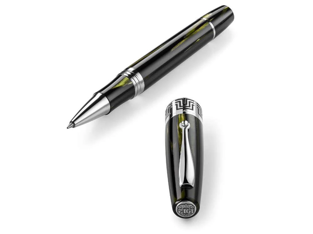 Montegrappa Extra 1930 Bamboo Black Rollerball pen, Celluloid, ISEXFRCC - Image 4