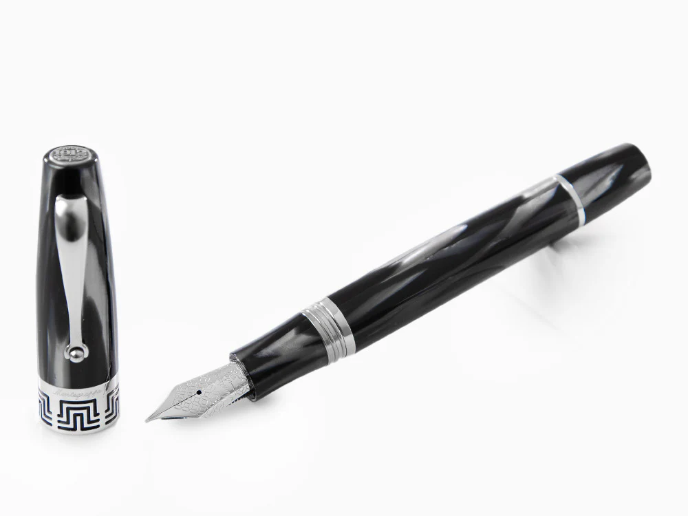 Montegrappa Extra 1930 Black & White Fountain Pen, ISEXF-CH - Image 2