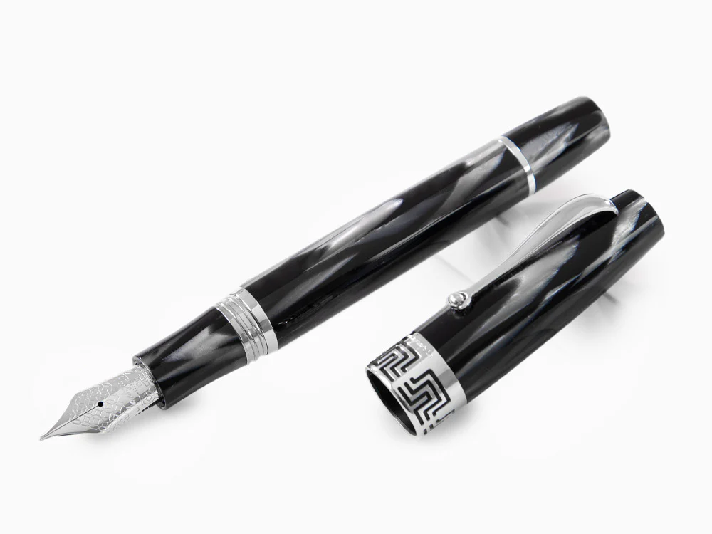 Montegrappa Extra 1930 Black & White Fountain Pen, ISEXF-CH - Image 4