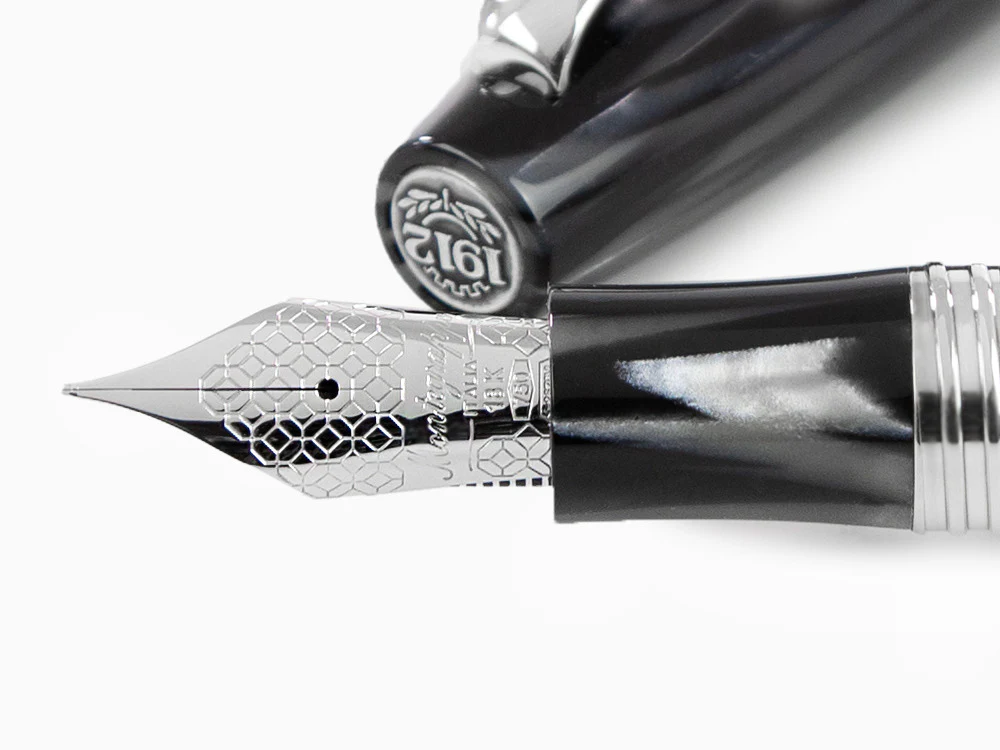 Montegrappa Extra 1930 Black & White Fountain Pen, ISEXF-CH - Image 5