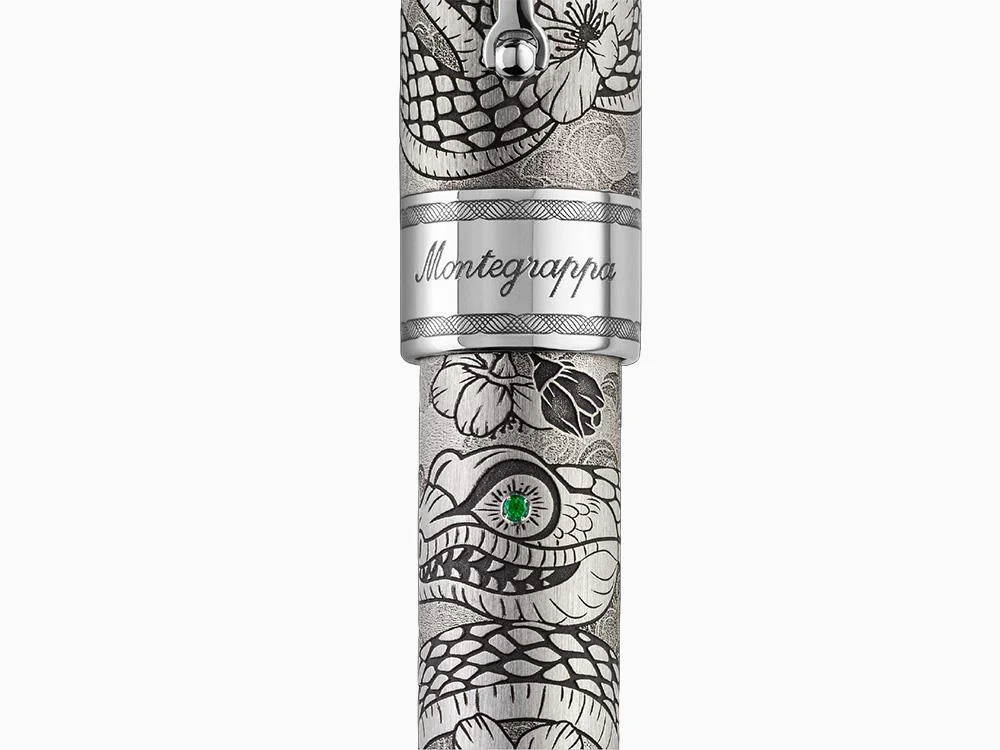 Montegrappa Extra Year of the Snake LE Rollerball pen, Silver, ISYNNRSE - Image 3