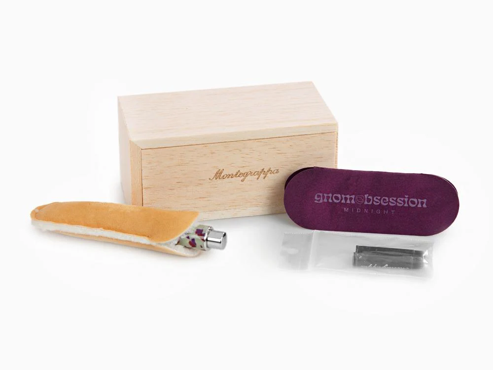 Montegrappa Gnomo Obsession Midnight Fountain Pen, Purple, ISGNO-AL - Image 10