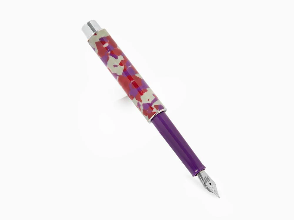 Montegrappa Gnomo Obsession Midnight Fountain Pen, Purple, ISGNO-AL - Image 3