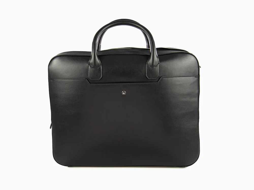 Montegrappa Laptop Bag Signet Series, Leather, Black, IC00LB03 - Image 2