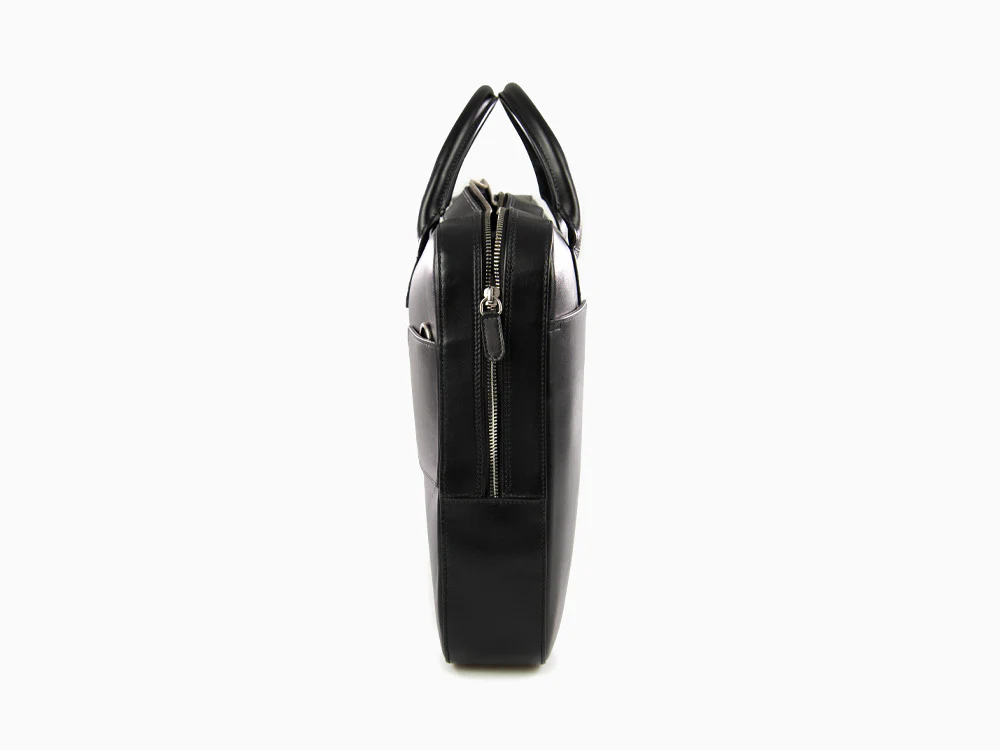 Montegrappa Laptop Bag Signet Series, Leather, Black, IC00LB03 - Image 4