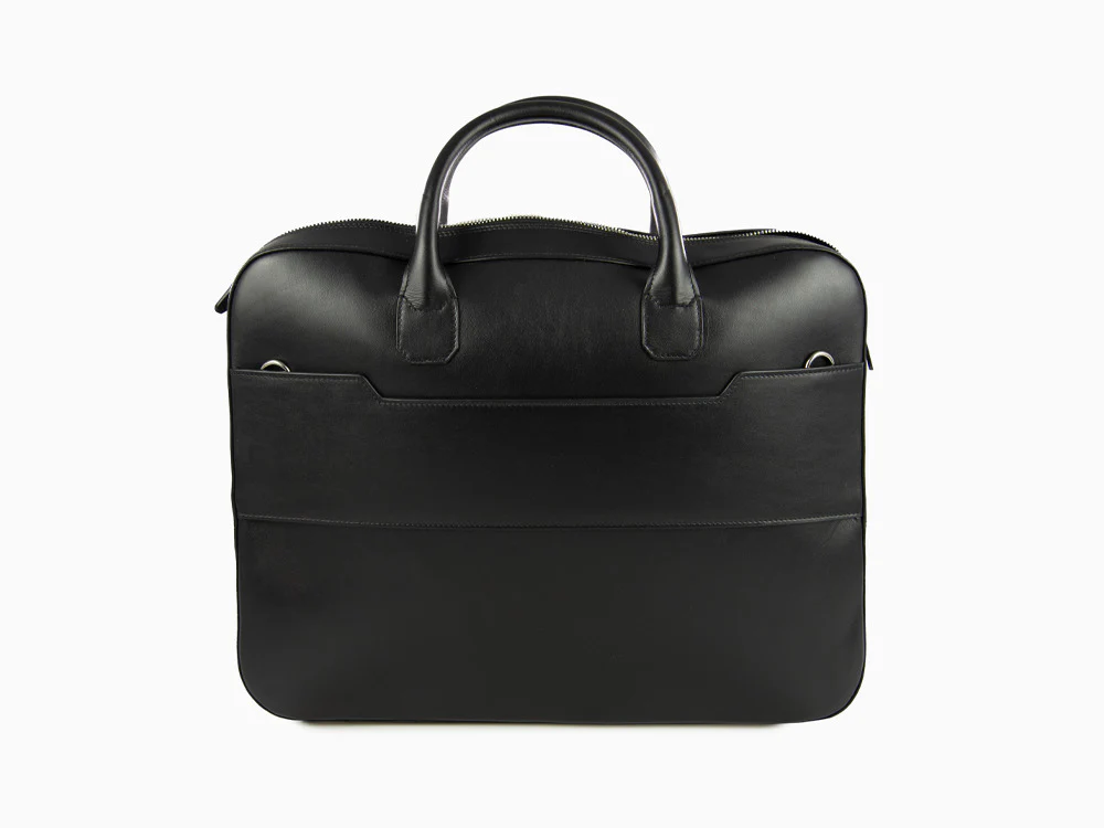 Montegrappa Laptop Bag Signet Series, Leather, Black, IC00LB03 - Image 5