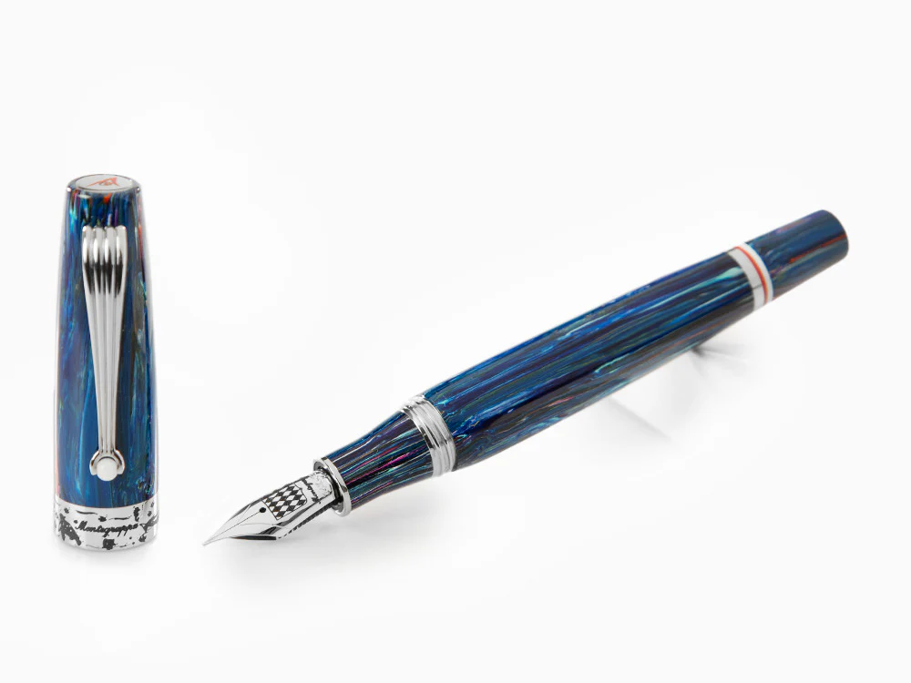Montegrappa LE Fondation Prince Albert II Monaco Fountain Pen, IS9MA-4B - Image 2