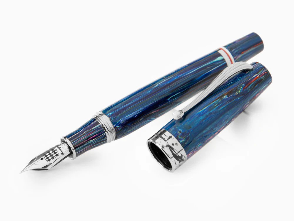 Montegrappa LE Fondation Prince Albert II Monaco Fountain Pen, IS9MA-4B - Image 4