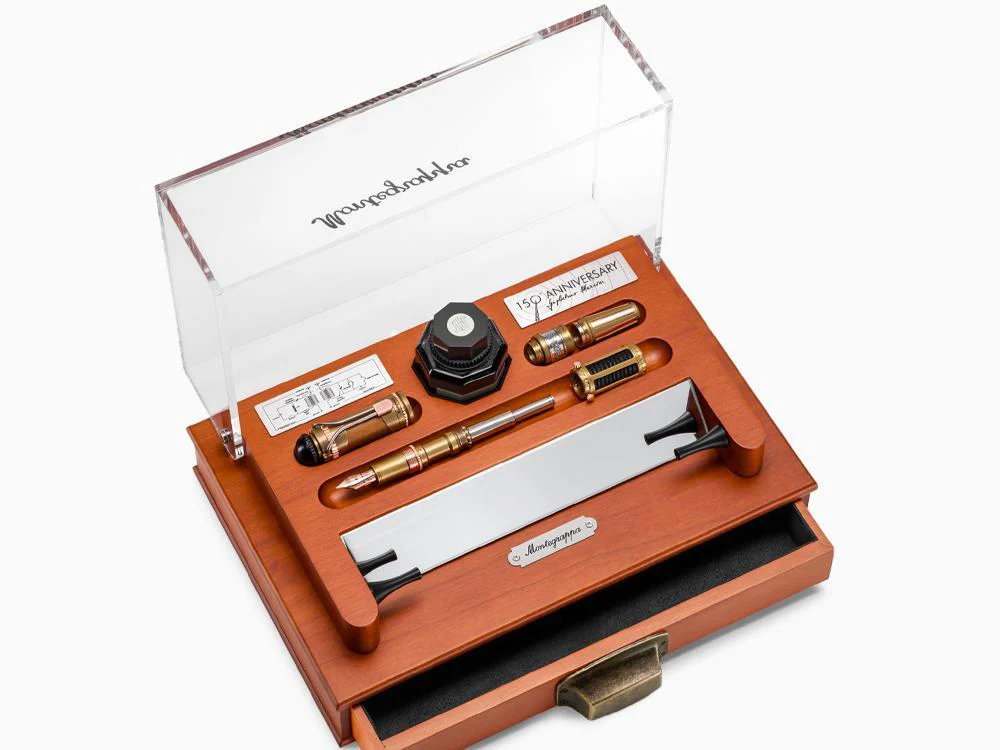 Montegrappa Limited Edition Fountain Pen Marconi Model 150, ISGMN-BW - Image 9