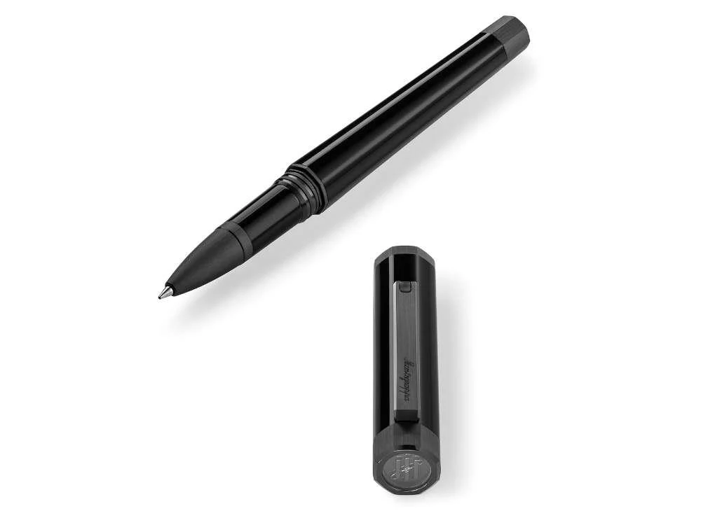Montegrappa Otto Rollerball pen, Acrylic Resin, Black, PVD, ISZ8IRIC - Image 5
