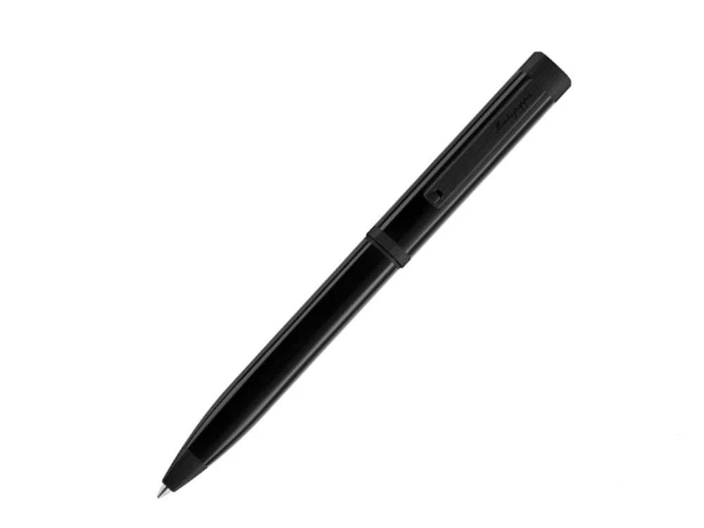Montegrappa Quattro Ballpoint pen, Acrylic Resin, Ultra Black, ISZ4IBIC - Image 2
