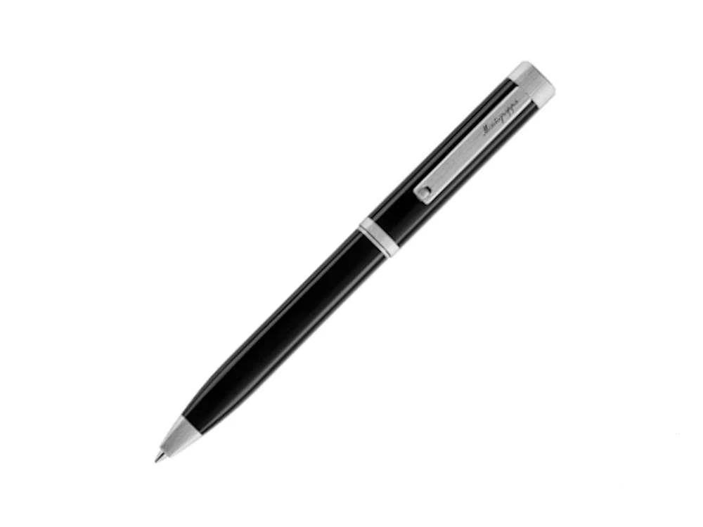 Montegrappa Quattro Ballpoint pen, Palladium trim, Black, ISZ4IBIP - Image 2
