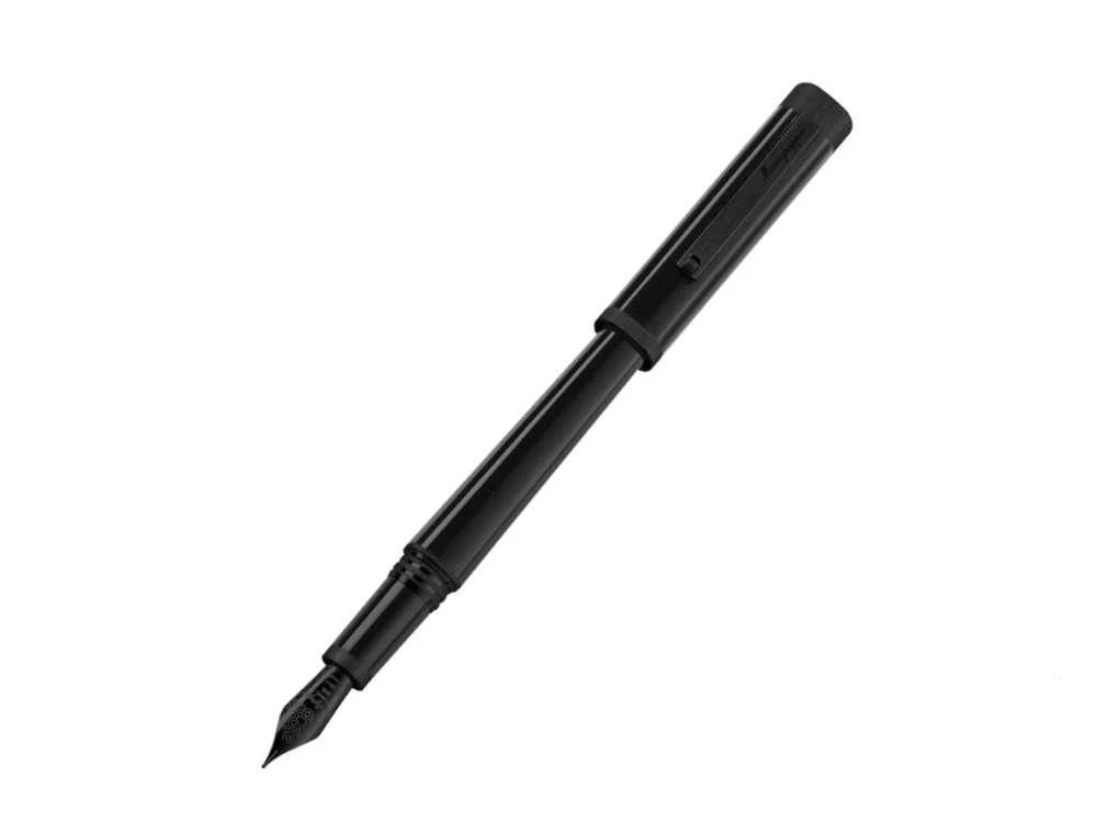 Montegrappa Quattro Fountain Pen, Ultra Black, 14k Gold, Black, ISZ4I-4C - Image 4
