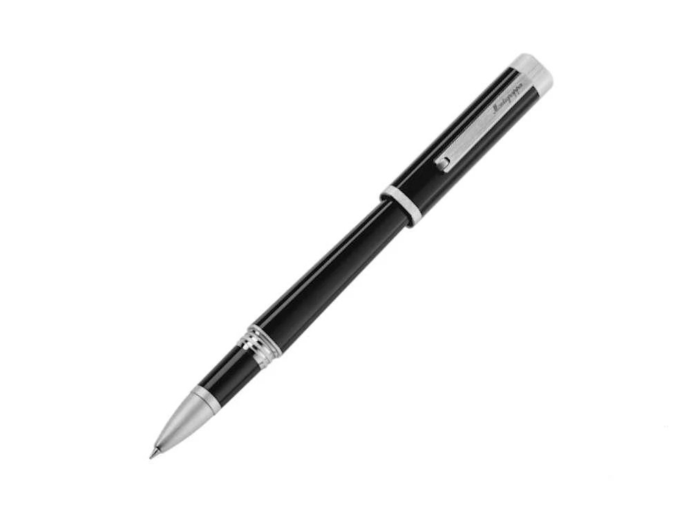 Montegrappa Quattro Rollerball pen, Palladium trim, Black, ISZ4IRIP - Image 4