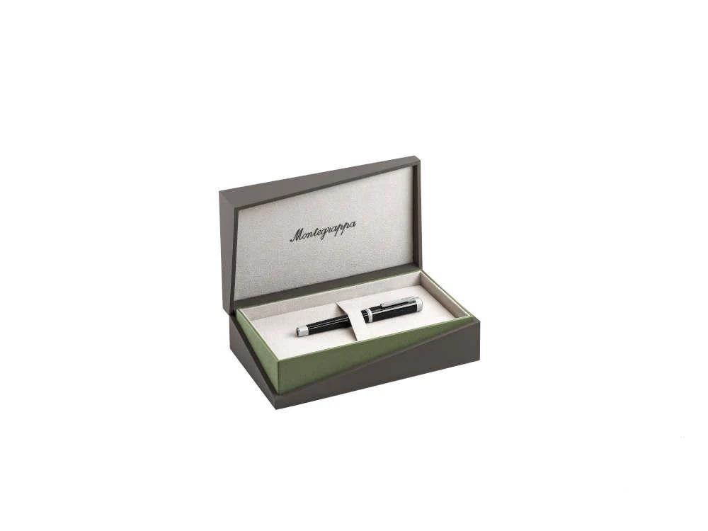 Montegrappa Quattro Rollerball pen, Palladium trim, Black, ISZ4IRIP - Image 7