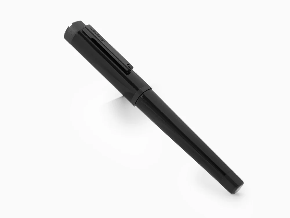 Montegrappa Quattro Rollerball pen, Ultra Black, Acrylic Resin, ISZ4IRIC - Image 3