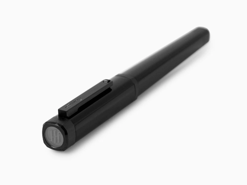 Montegrappa Quattro Rollerball pen, Ultra Black, Acrylic Resin, ISZ4IRIC - Image 6