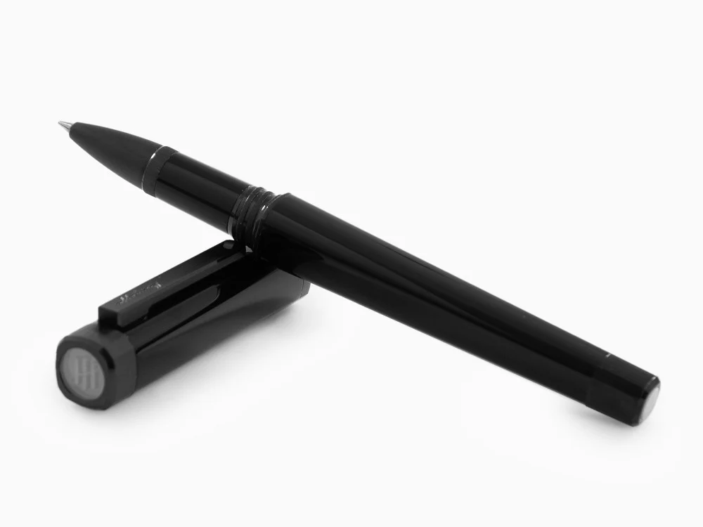 Montegrappa Quattro Rollerball pen, Ultra Black, Acrylic Resin, ISZ4IRIC - Image 8