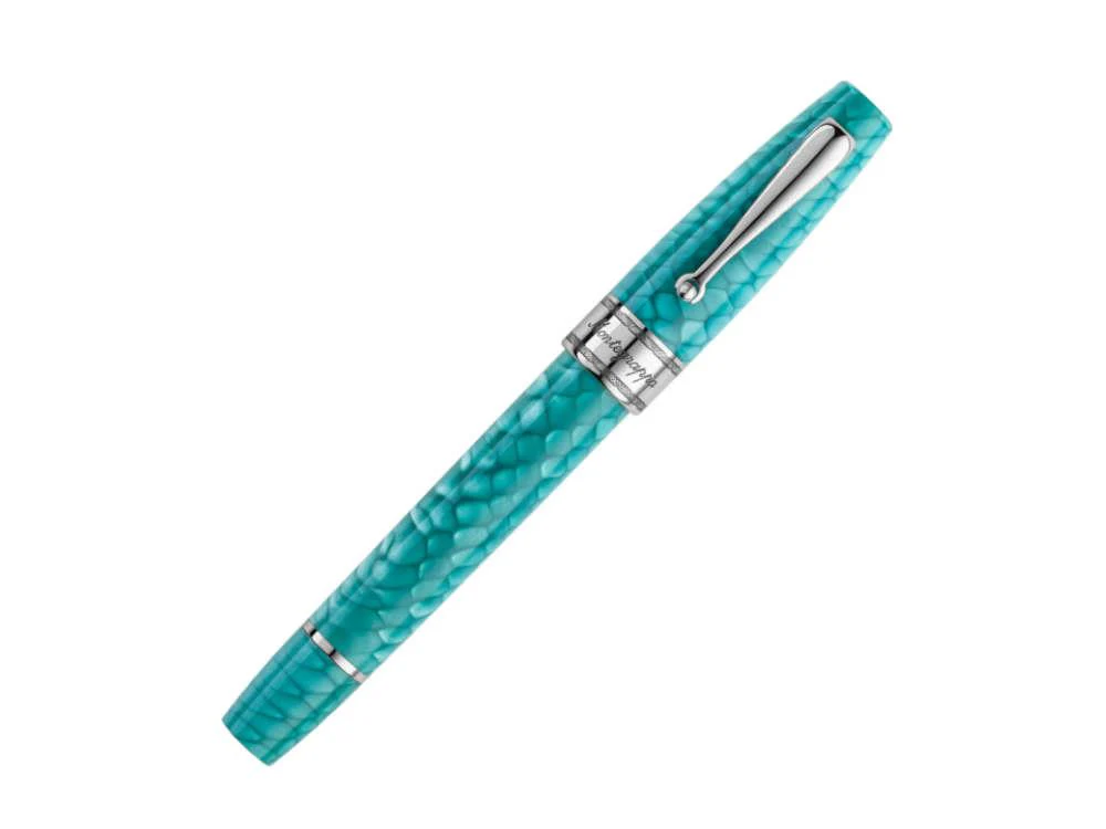 Montegrappa Regal Year Of The Dragon Blue Lagoon Fountain Pen ISYDN-IB-1 - Image 3